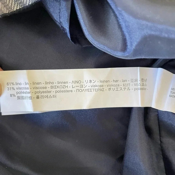 Zara plaid ruffle linen blend mini skirt - Picture 11 of 11